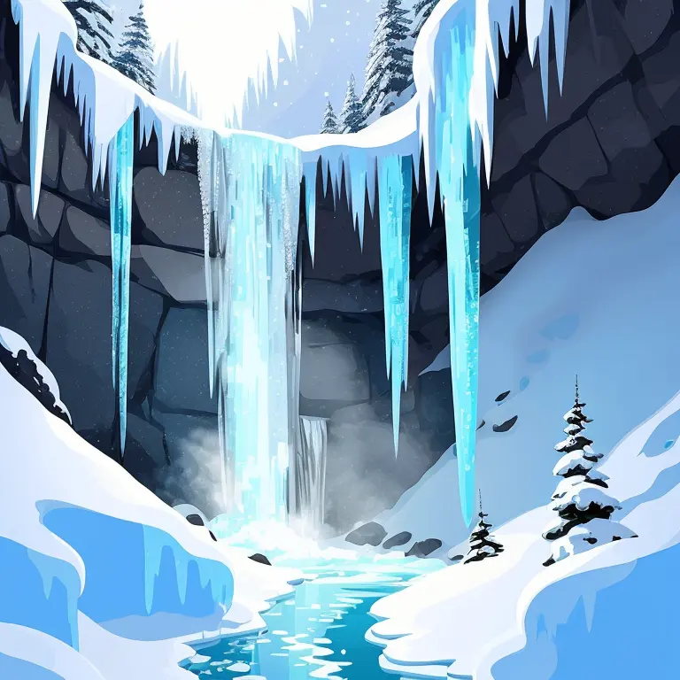 Frozen Waterfall 04